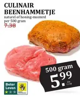 MCD Supermarkt CULINAIR BEENHAMMETJE aanbieding
