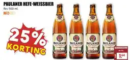 MCD Supermarkt PAULANER HEFE-WEISSBIER aanbieding
