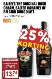 MCD Supermarkt BAILEYS THE ORIGINAL IRISH CREAM, SALTED CARAMEL OF BELGIAN CHOCOLATE aanbieding