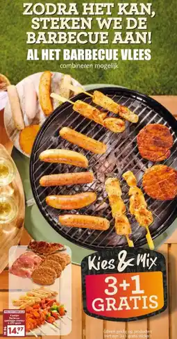 MCD Supermarkt ZODRA HET KAN, STEKEN WE DE BARBECUE AAN! AL HET BARBECUE VLEES aanbieding