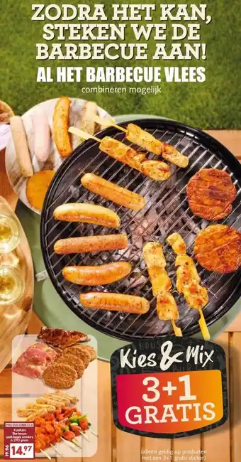 MCD Supermarkt ZODRA HET KAN, STEKEN WE DE BARBECUE AAN! AL HET BARBECUE VLEES aanbieding