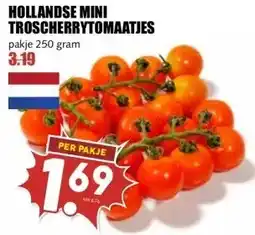 MCD Supermarkt HOLLANDSE MINI TROSCHERRYTOMAATJES aanbieding