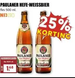 MCD Supermarkt PAULANER HEFE-WEISSBIER aanbieding