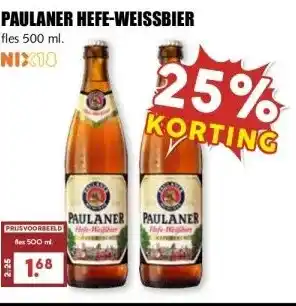 MCD Supermarkt PAULANER HEFE-WEISSBIER aanbieding
