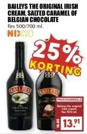 MCD Supermarkt BAILEYS THE ORIGINAL IRISH CREAM, SALTED CARAMEL OF BELGIAN CHOCOLATE aanbieding