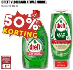 MCD Supermarkt DREFT VLOEIBAAR AFWASMIDDEL aanbieding