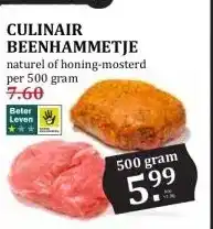 MCD Supermarkt CULINAIR BEENHAMMETJE naturel of honing-mosterd aanbieding