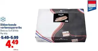 Makro Dikbevleesde varkensspareribs aanbieding