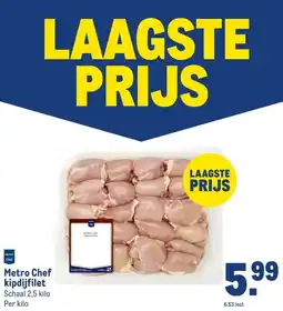 Makro Metro Chef kipdijfilet aanbieding