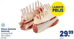 Makro Nieuw-Zeelands lamsrack aanbieding