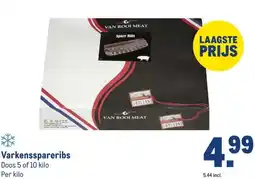 Makro Varkensspareribs aanbieding