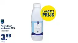 Makro Metro Chef kookroom 20% aanbieding