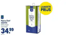 Makro Metro Chef olijfolie aanbieding