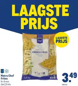 Makro Metro Chef frites aanbieding