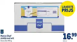 Makro Metro Chef stokbrood wit aanbieding