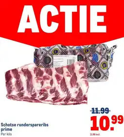 Makro Schotse runderspareribs prime aanbieding