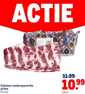 Makro Schotse runderspareribs prime aanbieding