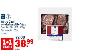 Makro Metro Chef runderkogelbiefstuk aanbieding