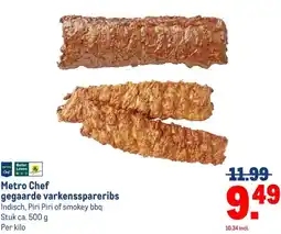 Makro Metro Chef gegaarde varkensspareribs aanbieding
