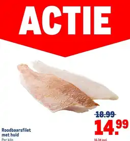 Makro Roodbaarsfilet met huid aanbieding