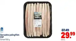Makro Gerookte palingfilet ESF aanbieding