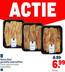Makro Metro Chef gerookte makreelfilet aanbieding