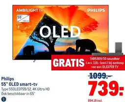 Makro Philips 55 OLED smart-tv aanbieding