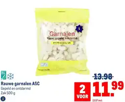 Makro Rauwe garnalen ASC aanbieding