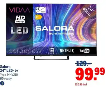 Makro Salora 24 LED-tv aanbieding