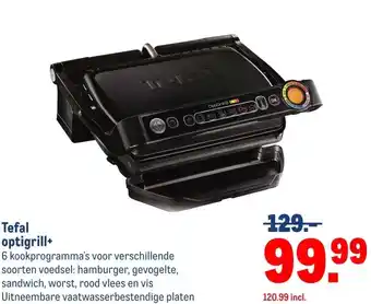 Makro Tefal optigrill+ aanbieding