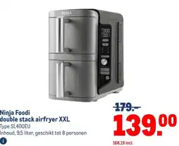Makro Ninja Foodi double stack airfryer XXL aanbieding
