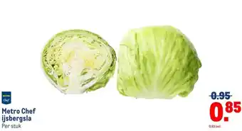 Makro Metro Chef ijsbergsla aanbieding