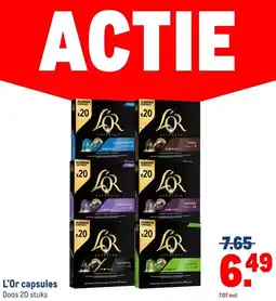 Makro L'Or capsules aanbieding