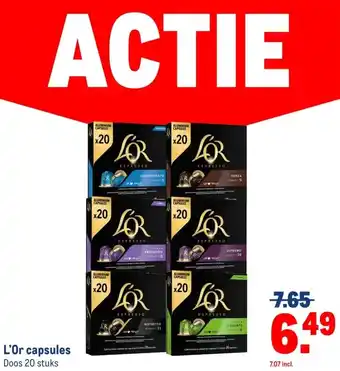 Makro L'Or capsules aanbieding