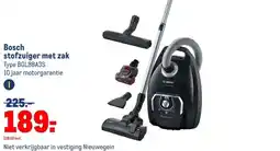 Makro Bosch stofzuiger met zak aanbieding