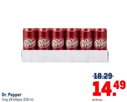 Makro Dr. Pepper aanbieding