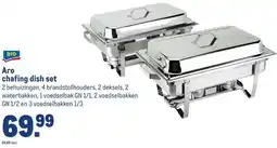 Makro Aro chafing dish set aanbieding