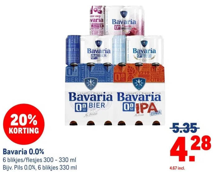 bavaria aanbieding makro