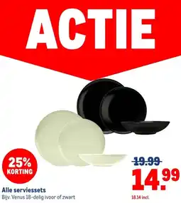 Makro Alle serviessets aanbieding