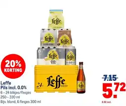 Makro Leffe Pils incl. 0.0% aanbieding