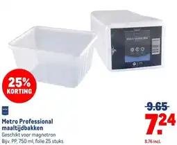 Makro Metro Professional maaltijdbakken aanbieding