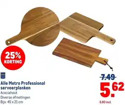 Makro Alle Metro Professional serveerplanken aanbieding