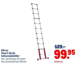 Makro Altrex Smart Up Go telescoopladder aanbieding