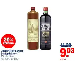 Makro Juttertje of Kuyper Schipperbitter aanbieding