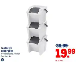 Makro Tontarelli opbergbox aanbieding