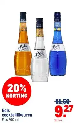 Makro Bols cocktaillikeuren aanbieding