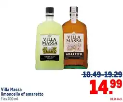 Makro Villa Massa limoncello of amaretto aanbieding