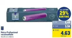 Makro Metro Professional vershoudfolie aanbieding