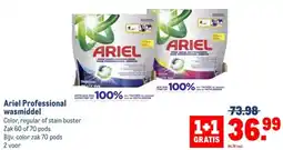 Makro Ariel Professional wasmiddel aanbieding