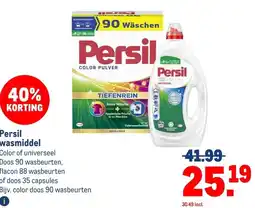 Makro Persil wasmiddel aanbieding